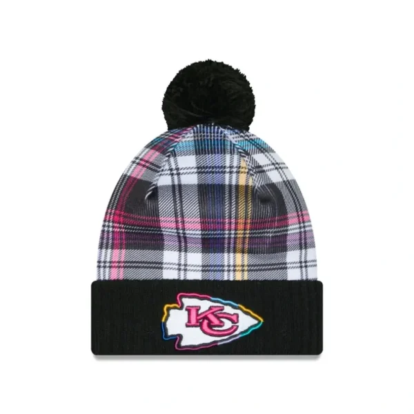 Best Kansas City Chiefs 2024 Crucial Catch Sport Pom Knit Hat - KTGCaps - Baseball caps for various teams, purchased online at a discount