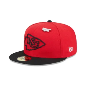 New Kansas City Chiefs 2024 Inspire Change 59FIFTY Fitted Hat - KTGCaps - Baseball caps for various teams, purchased online at a discount