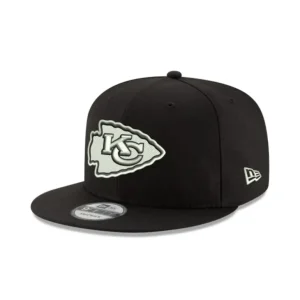 Hot Kansas City Chiefs Black and White 9FIFTY Snapback Hat - KTGCaps - Baseball caps for various teams, purchased online at a discount