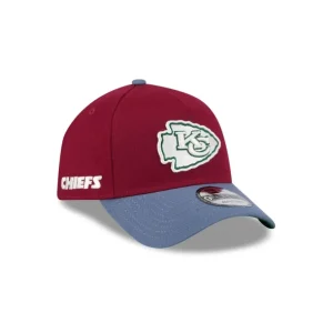Best Kansas City Chiefs Cherry 9FORTY AFrame Snapback Hat - KTGCaps - Baseball caps for various teams, purchased online at a discount
