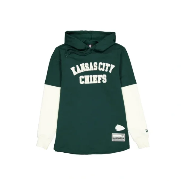 Best Sale Kansas City Chiefs Dark Green Logo Select Hooded TShirt - KTGCaps - Baseball caps for various teams, purchased online at a discount