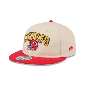 Shop Kansas City Chiefs Historic Helmet Retro Crown 9FIFTY Snapback Hat - KTGCaps - Baseball caps for various teams, purchased online at a discount