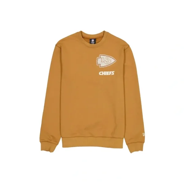 Outlet Kansas City Chiefs Light Bronze Logo Select Crewneck - KTGCaps - Baseball caps for various teams, purchased online at a discount