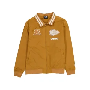 Best Kansas City Chiefs Light Bronze Logo Select Jacket - KTGCaps - Baseball caps for various teams, purchased online at a discount