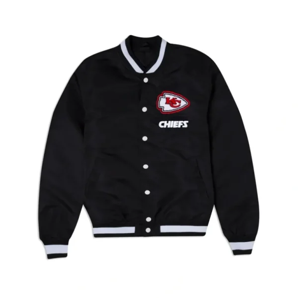 Clearance Kansas City Chiefs Logo Select Black Jacket - KTGCaps - Baseball caps for various teams, purchased online at a discount