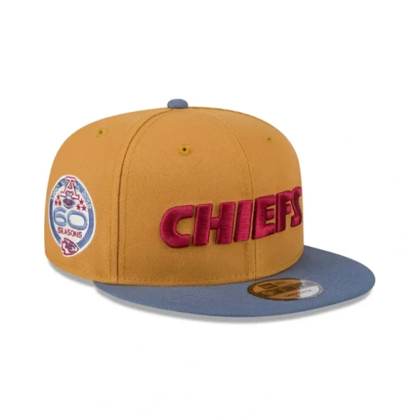 Outlet Kansas City Chiefs Panama Tan 9FIFTY Snapback Hat - KTGCaps - Baseball caps for various teams, purchased online at a discount