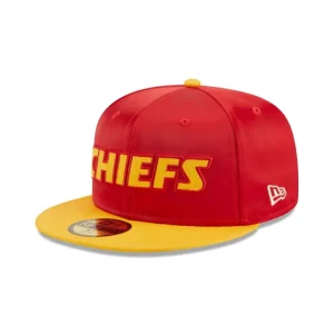 Best Kansas City Chiefs Satin 59FIFTY Fitted Hat - KTGCaps - Baseball caps for various teams, purchased online at a discount