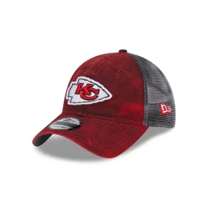Outlet Kansas City Chiefs Slick 9TWENTY Trucker Hat - KTGCaps - Baseball caps for various teams, purchased online at a discount
