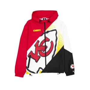Store Kansas City Chiefs Sport Classics Color Block Windbreaker - KTGCaps - Baseball caps for various teams, purchased online at a discount