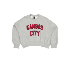 Store Kansas City Chiefs Sport Classics Womens Crewneck - KTGCaps - Baseball caps for various teams, purchased online at a discount