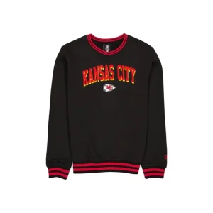 Sale Kansas City Chiefs Sport Night Black Crewneck - KTGCaps - Baseball caps for various teams, purchased online at a discount