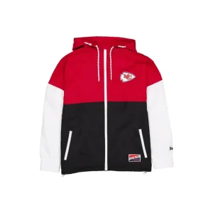 Hot Kansas City Chiefs Throwback Windbreaker - KTGCaps - Baseball caps for various teams, purchased online at a discount