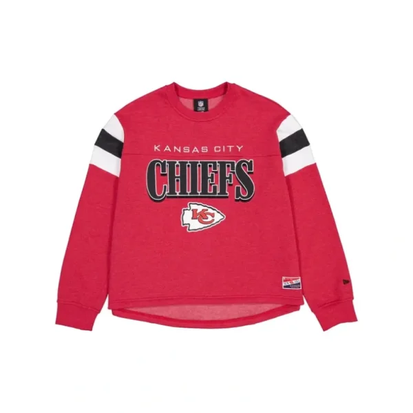 Best Sale Kansas City Chiefs Throwback Womens Crewneck - KTGCaps - Baseball caps for various teams, purchased online at a discount