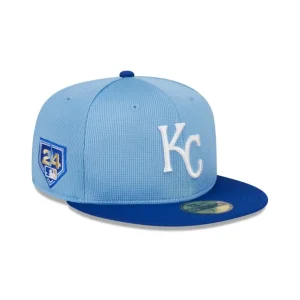 Best Kansas City Royals 2024 Spring Training 59FIFTY Fitted Hat - KTGCaps - Baseball caps for various teams, purchased online at a discount
