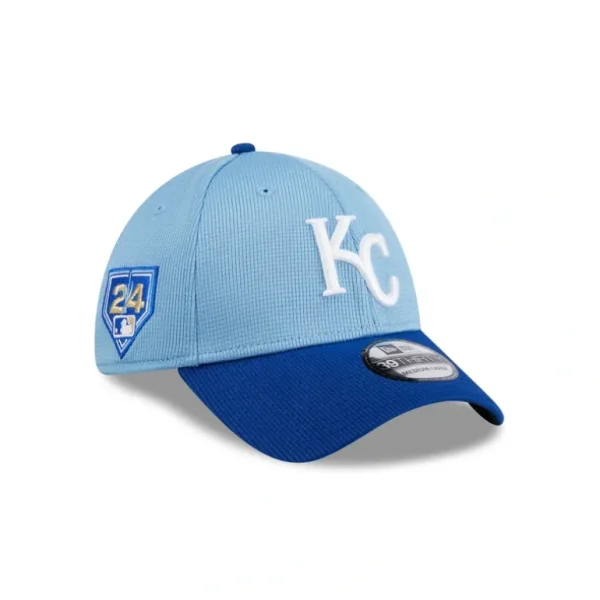 Hot Kansas City Royals 2024 Spring Training 39THIRTY Stretch Fit Hat - KTGCaps - Baseball caps for various teams, purchased online at a discount