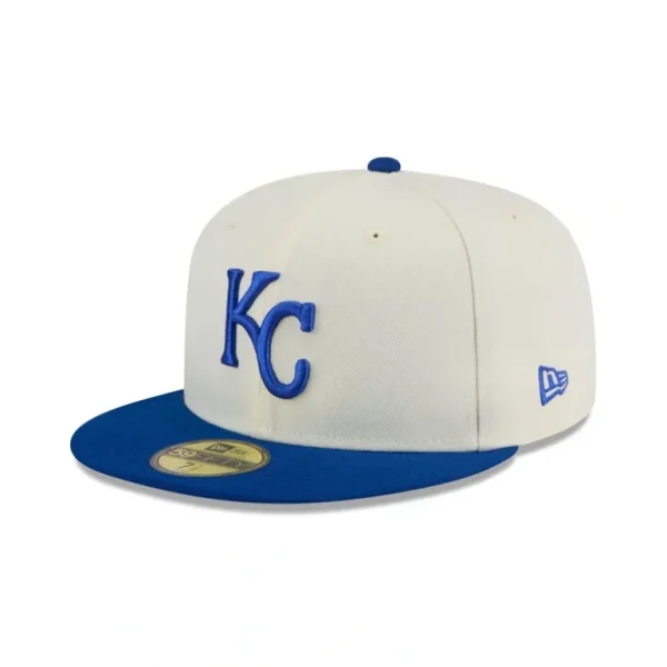 Shop Kansas City Royals Chrome 59FIFTY Fitted Hat - KTGCaps - Baseball caps for various teams, purchased online at a discount