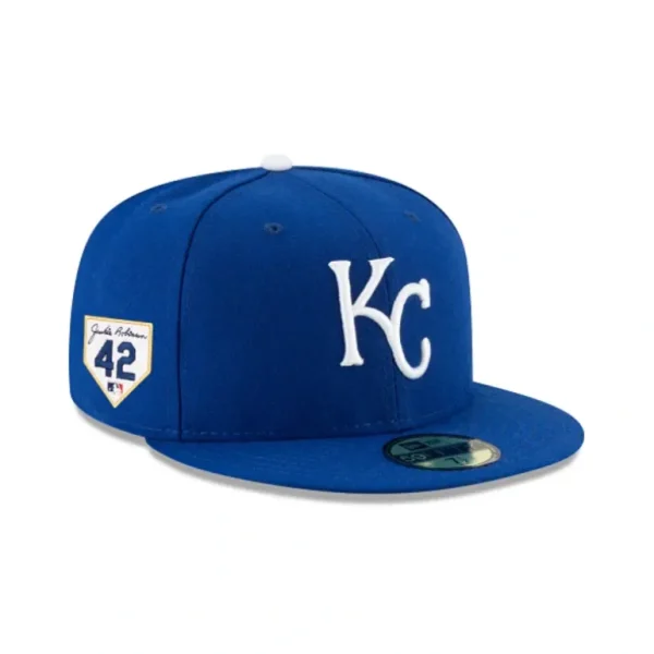 Hot Kansas City Royals Jackie Robinson Day 2024 59FIFTY Fitted Hat - KTGCaps - Baseball caps for various teams, purchased online at a discount