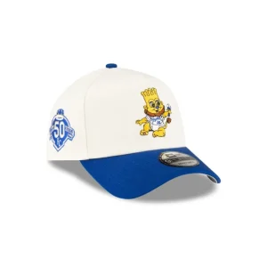 Sale Kansas City Royals Mini Mascot 9FORTY AFrame Snapback Hat - KTGCaps - Baseball caps for various teams, purchased online at a discount