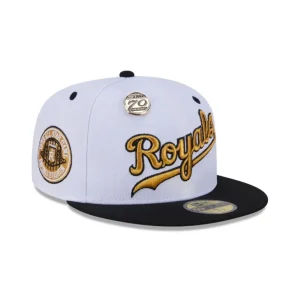 New Kansas City Royals 70th Anniversary 59FIFTY Fitted Hat - KTGCaps - Baseball caps for various teams, purchased online at a discount