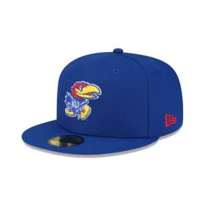 Best Sale Kansas Jayhawks 59FIFTY Fitted Hat - KTGCaps - Baseball caps for various teams, purchased online at a discount