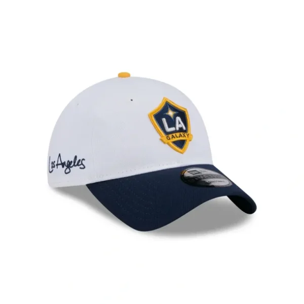 Best Sale LA Galaxy 2024 Jersey Hook 9TWENTY Adjustable Hat - KTGCaps - Baseball caps for various teams, purchased online at a discount