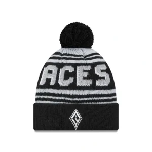 Store Las Vegas Aces 2024 Team Pom Knit Hat - KTGCaps - Baseball caps for various teams, purchased online at a discount