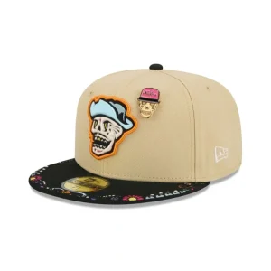 Sale Las Vegas Aviators Skull Pin 59FIFTY Fitted Hat - KTGCaps - Baseball caps for various teams, purchased online at a discount