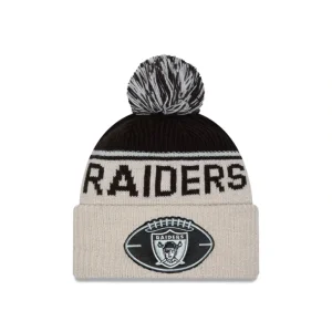 Best Las Vegas Raiders 2024 Cold Weather Historic Pom Knit Hat - KTGCaps - Baseball caps for various teams, purchased online at a discount
