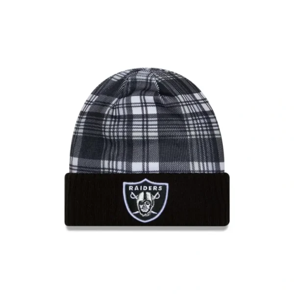 Online Las Vegas Raiders 2024 Cold Weather Statement Knit Beanie - KTGCaps - Baseball caps for various teams, purchased online at a discount
