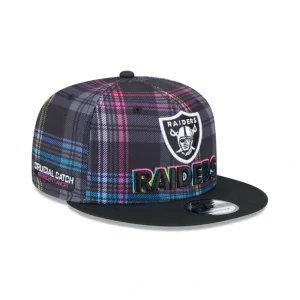 Best Las Vegas Raiders 2024 Crucial Catch 9FIFTY Snapback Hat - KTGCaps - Baseball caps for various teams, purchased online at a discount