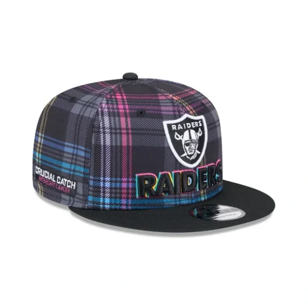 Best Las Vegas Raiders 2024 Crucial Catch 9FIFTY Snapback Hat - KTGCaps - Baseball caps for various teams, purchased online at a discount