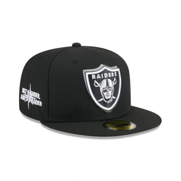 Discount Las Vegas Raiders 2024 Draft 59FIFTY Fitted Hat - KTGCaps - Baseball caps for various teams, purchased online at a discount