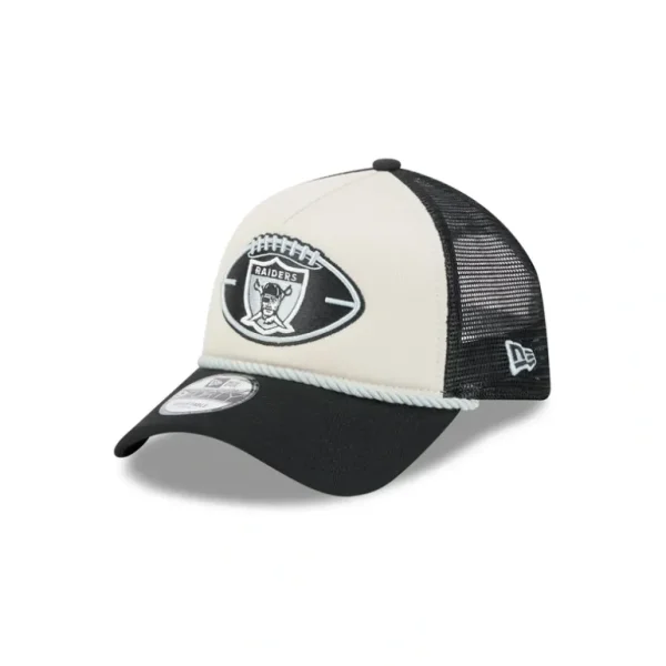 Hot Las Vegas Raiders 2024 Historic Sideline 9FORTY AFrame Snapback Hat - KTGCaps - Baseball caps for various teams, purchased online at a discount