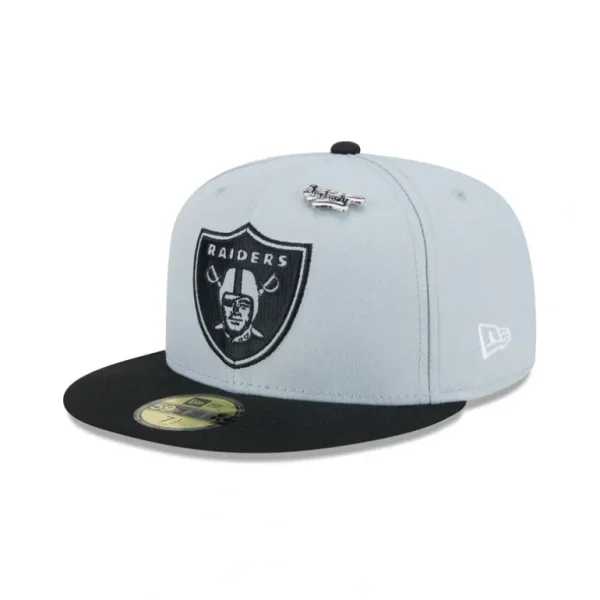 Shop Las Vegas Raiders 2024 Inspire Change 59FIFTY Fitted Hat - KTGCaps - Baseball caps for various teams, purchased online at a discount