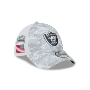 Outlet Las Vegas Raiders 2024 Salute to Service 39THIRTY Stretch Fit Hat - KTGCaps - Baseball caps for various teams, purchased online at a discount