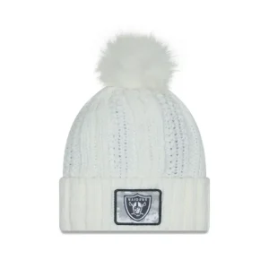 Store Las Vegas Raiders 2024 Salute to Service Womens Pom Knit Hat - KTGCaps - Baseball caps for various teams, purchased online at a discount