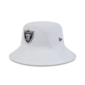 Hot Las Vegas Raiders 2024 Training Stretch Bucket Hat - KTGCaps - Baseball caps for various teams, purchased online at a discount
