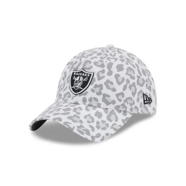 Store Las Vegas Raiders Active Animal Print Womens 9TWENTY Adjustable Hat - KTGCaps - Baseball caps for various teams, purchased online at a discount