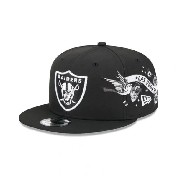 Store Las Vegas Raiders City Art 9FIFTY Snapback Hat - KTGCaps - Baseball caps for various teams, purchased online at a discount