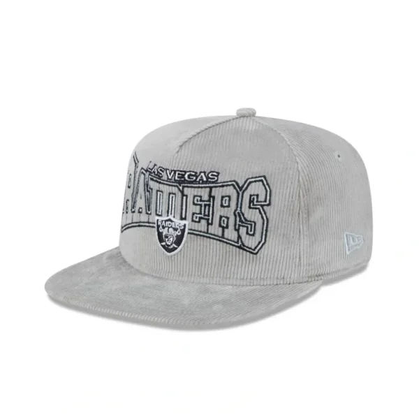 Shop Las Vegas Raiders Gray Cord Golfer Hat - KTGCaps - Baseball caps for various teams, purchased online at a discount