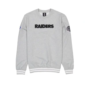 Sale Las Vegas Raiders Gray Logo Select Crewneck - KTGCaps - Baseball caps for various teams, purchased online at a discount