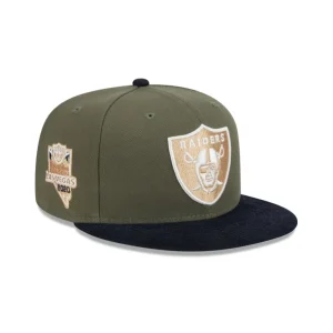 Hot Las Vegas Raiders Olive Green 59FIFTY Fitted Hat - KTGCaps - Baseball caps for various teams, purchased online at a discount