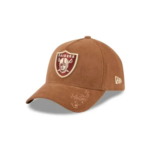 Outlet Las Vegas Raiders Ornamental Cord 9FORTY AFrame Snapback Hat - KTGCaps - Baseball caps for various teams, purchased online at a discount
