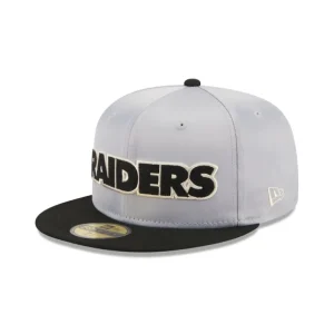 Shop Las Vegas Raiders Satin 59FIFTY Fitted Hat - KTGCaps - Baseball caps for various teams, purchased online at a discount
