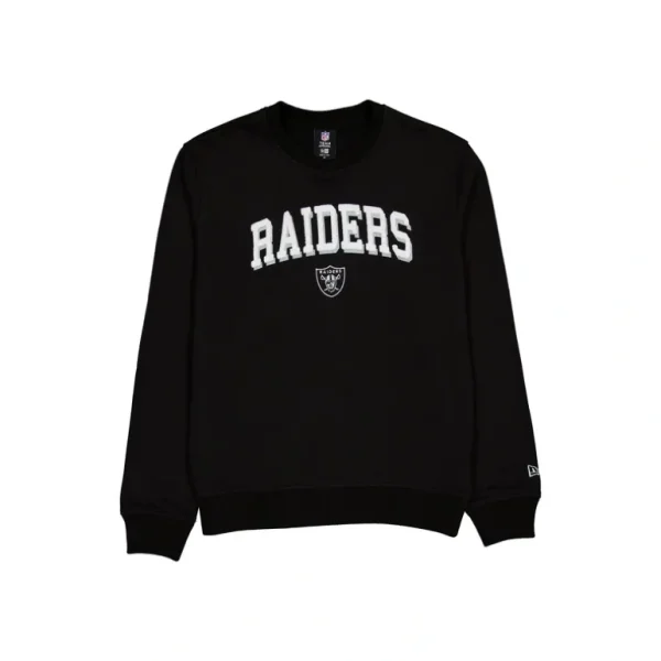 Store Las Vegas Raiders Sport Night Black Crewneck - KTGCaps - Baseball caps for various teams, purchased online at a discount