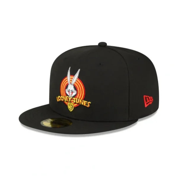 New Looney Tunes Logo 59FIFTY Fitted Hat - KTGCaps - Baseball caps for various teams, purchased online at a discount