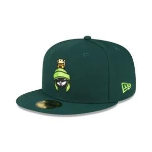 Outlet Looney Tunes Marvin the Martian Alt 59FIFTY Fitted Hat - KTGCaps - Baseball caps for various teams, purchased online at a discount