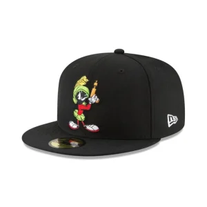 Hot Looney Tunes Marvin the Martian Black 59FIFTY Fitted Hat - KTGCaps - Baseball caps for various teams, purchased online at a discount
