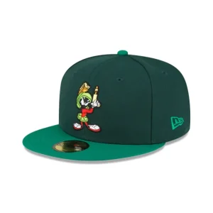 Outlet Looney Tunes Marvin the Martian 59FIFTY Fitted Hat - KTGCaps - Baseball caps for various teams, purchased online at a discount