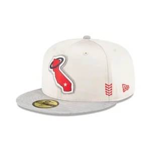 Best Sale Los Angeles Angels 2024 Clubhouse Stone 59FIFTY Fitted Hat - KTGCaps - Baseball caps for various teams, purchased online at a discount